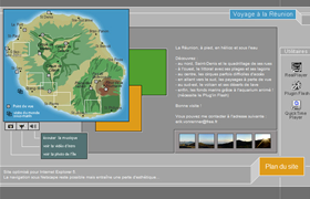 Site internet  de mon voyage à La Réunion. Découvrez le volcan, le litoral, les terres, et les cirques. 